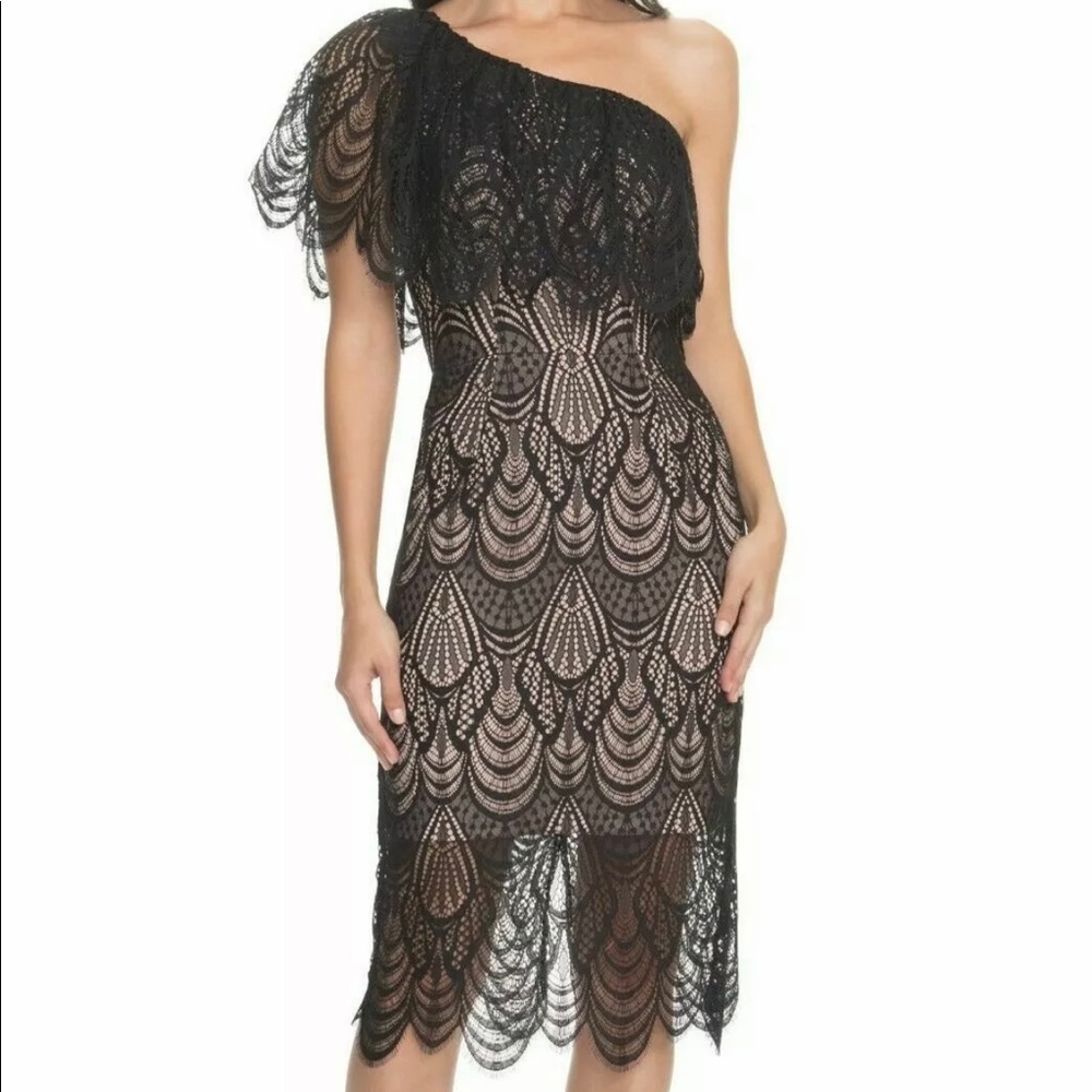Dress the Population One shoulder dress